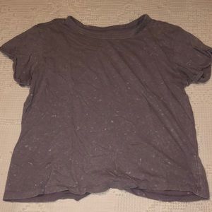 AE light purple crop t-shirt